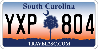 SC license plate YXP804