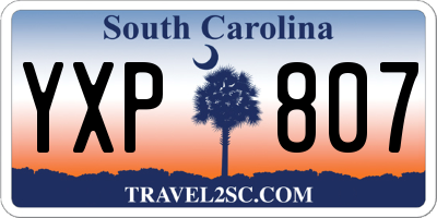 SC license plate YXP807