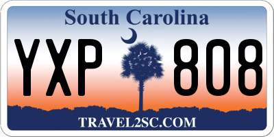 SC license plate YXP808