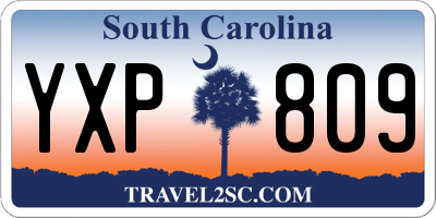 SC license plate YXP809
