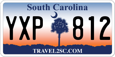 SC license plate YXP812