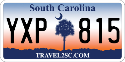 SC license plate YXP815