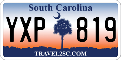 SC license plate YXP819