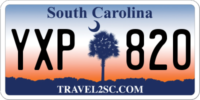 SC license plate YXP820