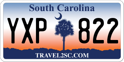 SC license plate YXP822
