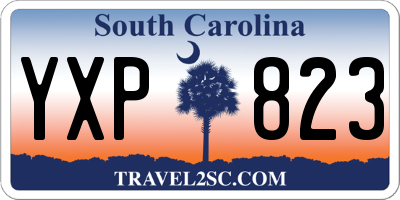 SC license plate YXP823