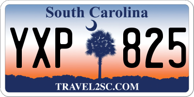 SC license plate YXP825