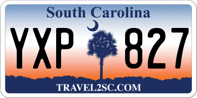 SC license plate YXP827