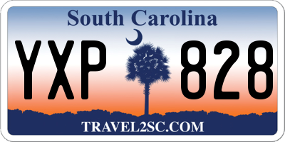 SC license plate YXP828