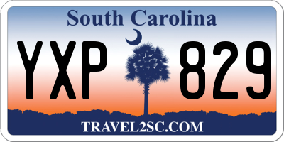 SC license plate YXP829