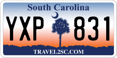 SC license plate YXP831