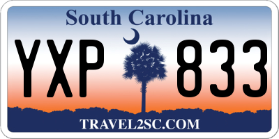 SC license plate YXP833