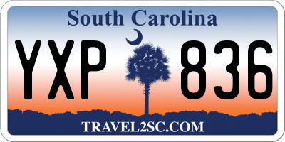 SC license plate YXP836
