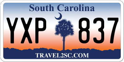 SC license plate YXP837