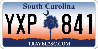 SC license plate YXP841