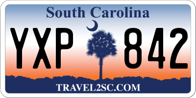 SC license plate YXP842