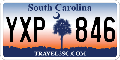 SC license plate YXP846