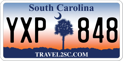 SC license plate YXP848