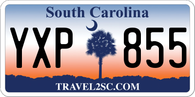 SC license plate YXP855