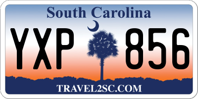SC license plate YXP856