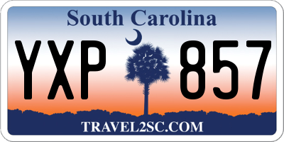 SC license plate YXP857