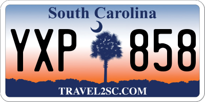 SC license plate YXP858