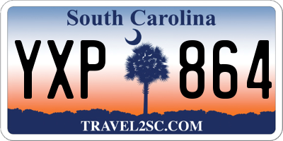 SC license plate YXP864