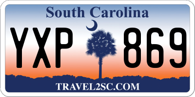 SC license plate YXP869
