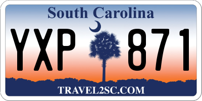 SC license plate YXP871