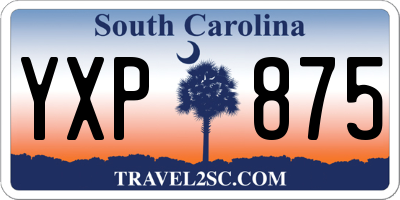 SC license plate YXP875
