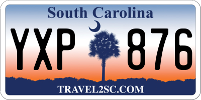 SC license plate YXP876