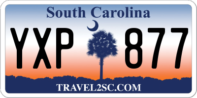 SC license plate YXP877