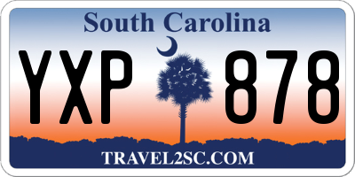 SC license plate YXP878