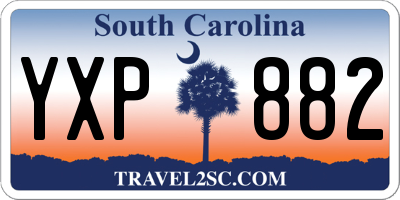 SC license plate YXP882