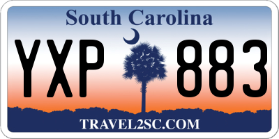 SC license plate YXP883