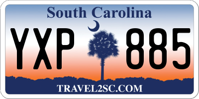 SC license plate YXP885