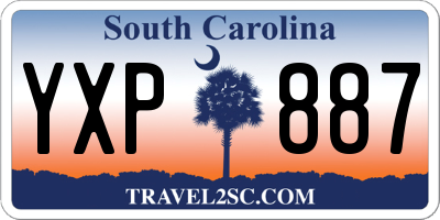 SC license plate YXP887