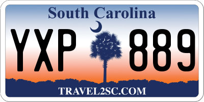 SC license plate YXP889