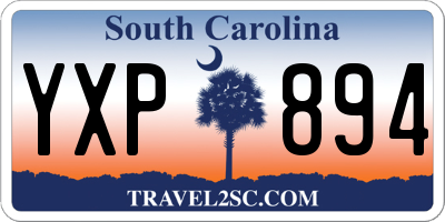 SC license plate YXP894