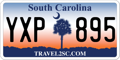 SC license plate YXP895
