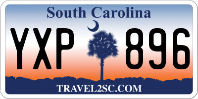 SC license plate YXP896