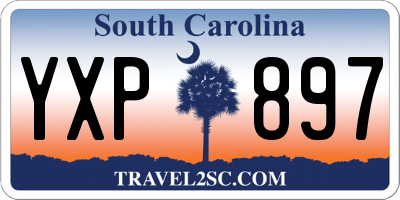 SC license plate YXP897