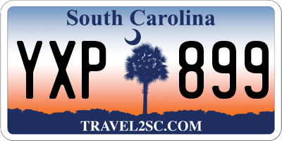SC license plate YXP899