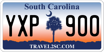 SC license plate YXP900