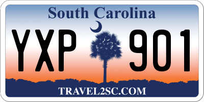 SC license plate YXP901