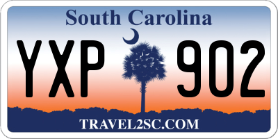 SC license plate YXP902