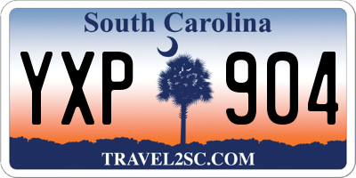SC license plate YXP904