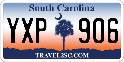 SC license plate YXP906