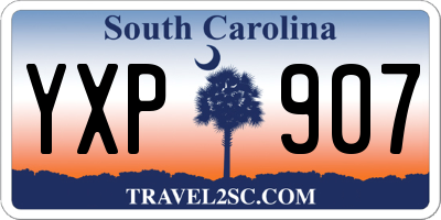 SC license plate YXP907