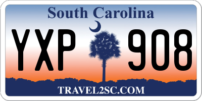 SC license plate YXP908